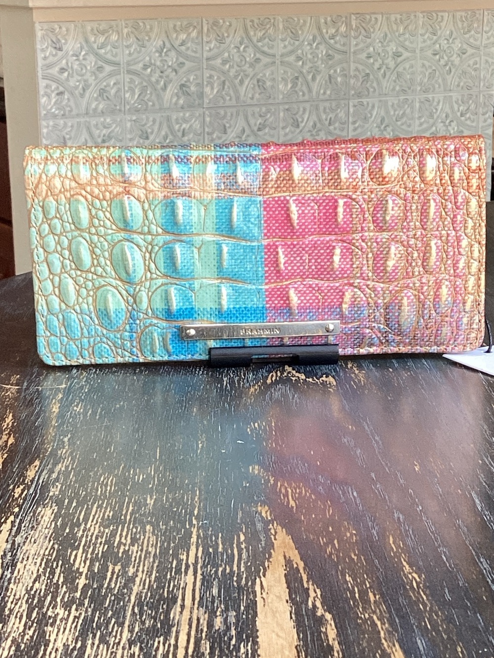 Brahmin Ady Picnic Melbourne Leather Wallet